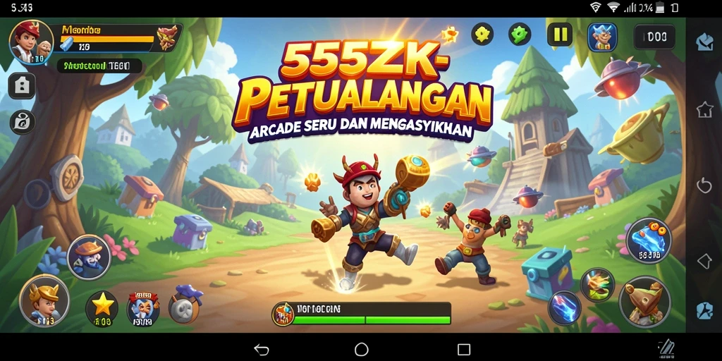 Tampilan gameplay seru dari 555ZK yang menantang dan mengasyikkan.