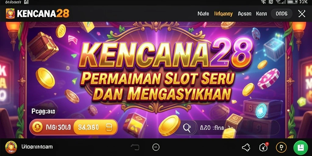 Gameplay KENCANA28 yang penuh warna dan seru.