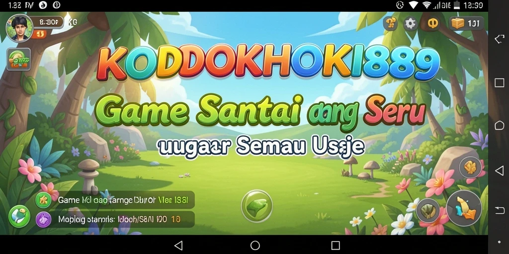 Tampilan gameplay KODOKHOKI889 yang seru dan menghibur.
