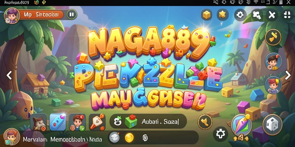 Tampilan gameplay NAGA889 yang kaya akan tantangan puzzle.