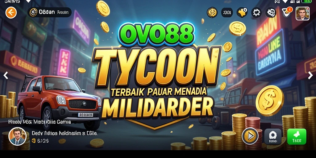 Tampilan gameplay OVO88 yang menarik dan interaktif dalam genre Tycoon.